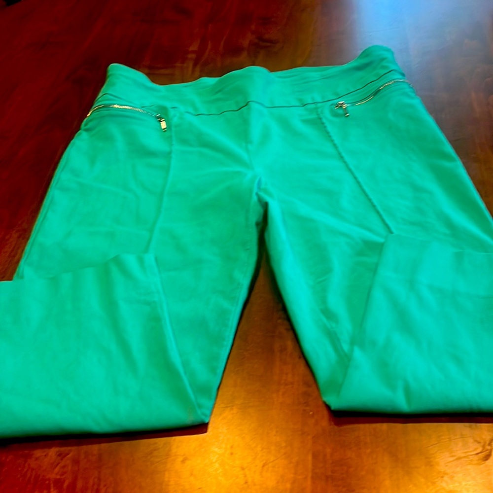 New Directions Teal Stretch Jeans